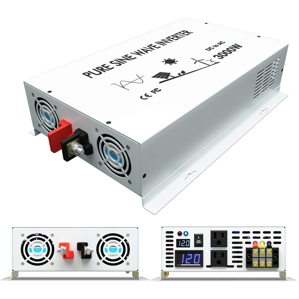 Onduleur à onde sinusoïdale pu - Inverter Pure Sine Wave 60Hz 120V 3000W avis et prix