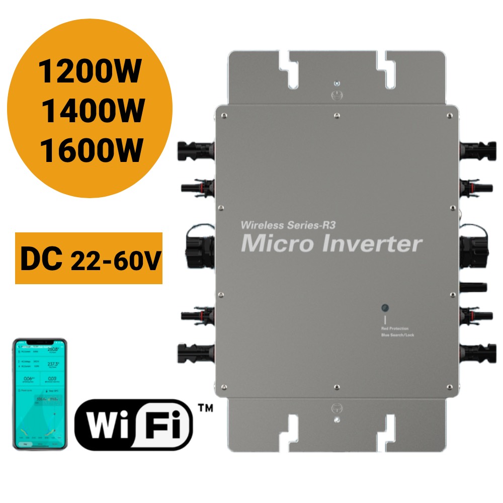 Micro-onduleur solaire 1200W 1 - Micro Inverter 1400W Solar Grid Tie avis et prix