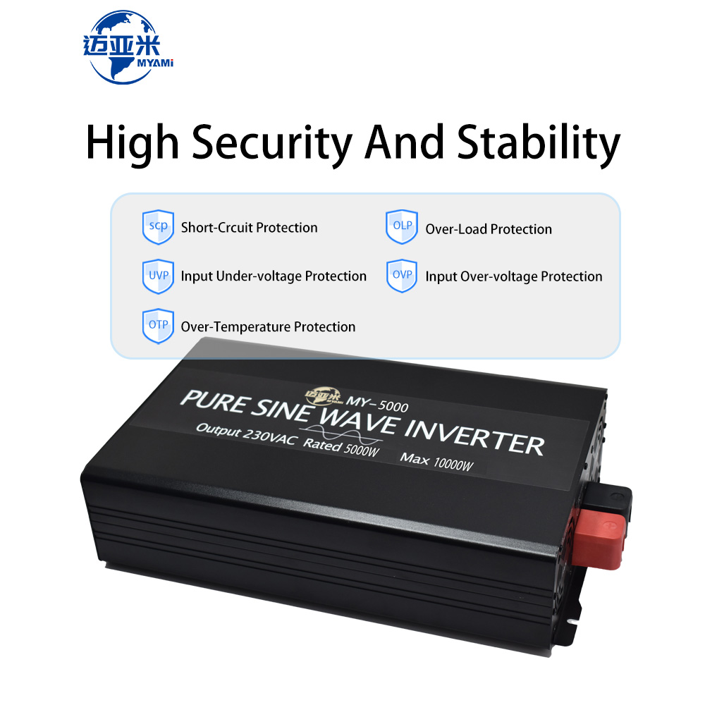 MYAMi-Onduleur à onde sinusoïd - Pure Sine Wave Inverter 5000W 48V 220V avis et prix